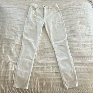 Abercrombie White Skinny Jeans